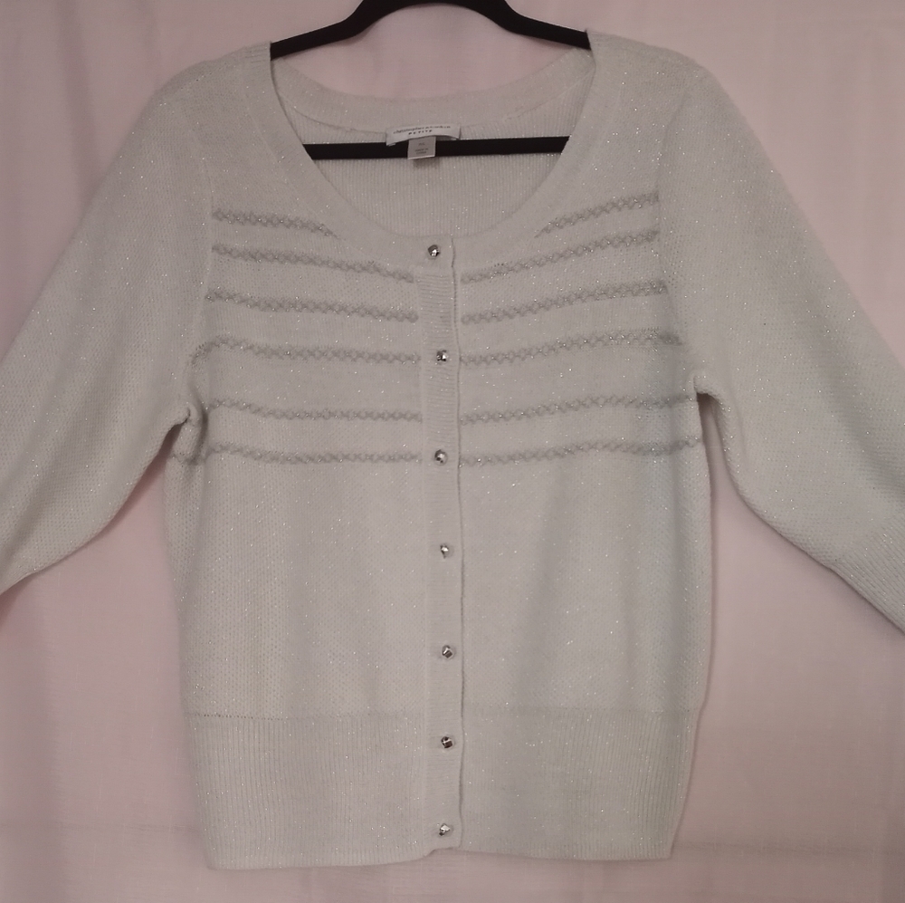 Christopher & Banks Petite Sweater with sparkle